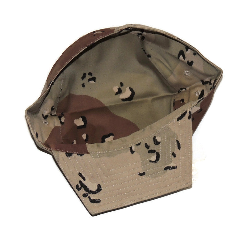 Czapka 6 color Chocolate Chip w kroju francuskim retro r59 NOWA