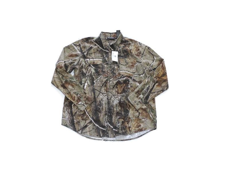 Realtree Camouflage Button-Down Shirt, Size XL