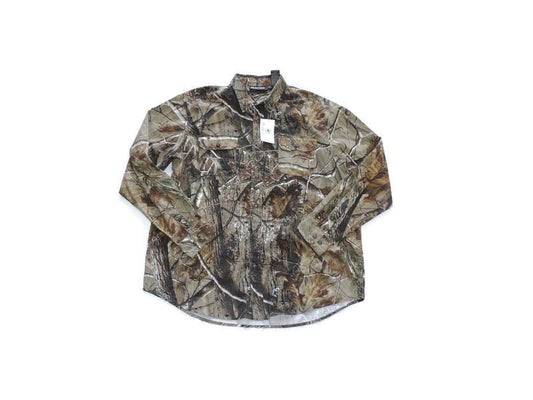 Koszula w kamuflażu Realtree, zapinana na guziki, rozmiar XL