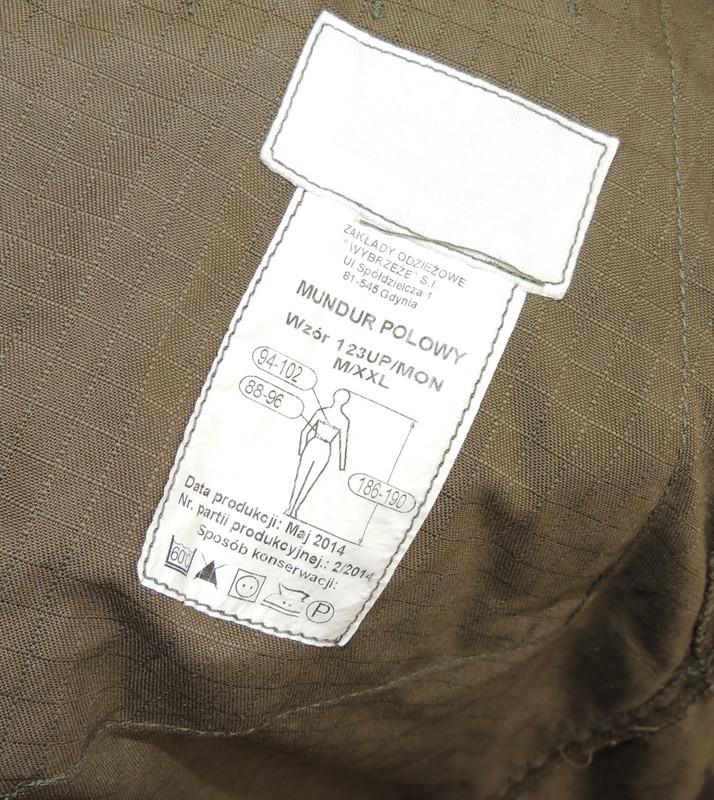 Polnische Uniformjacke wz2010 Ripstop Version M XXlang