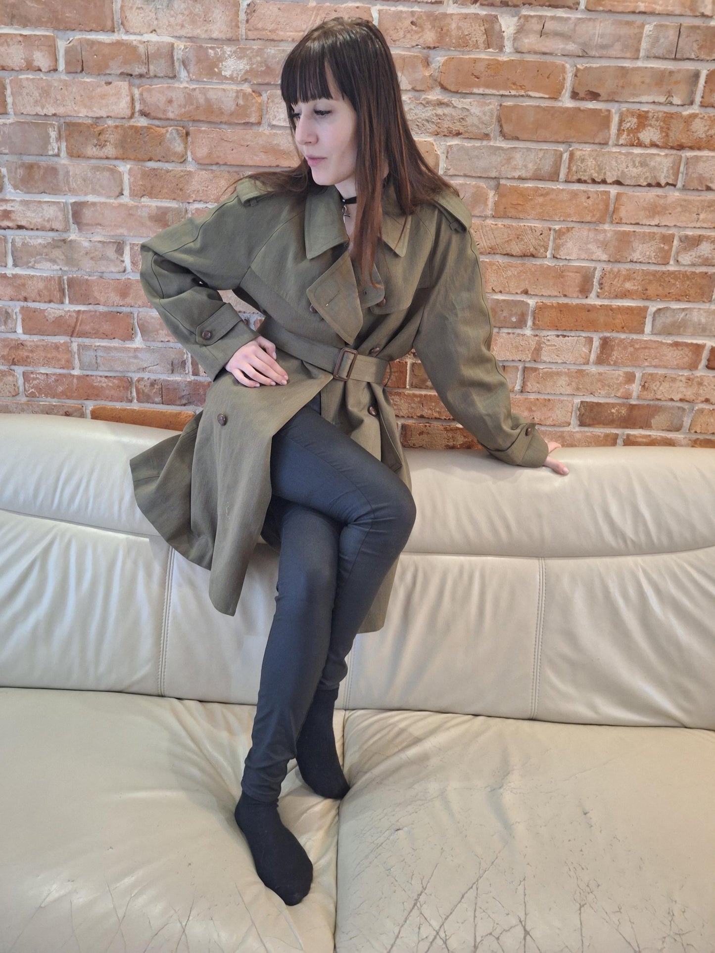 Danish military summer coat original green 48N