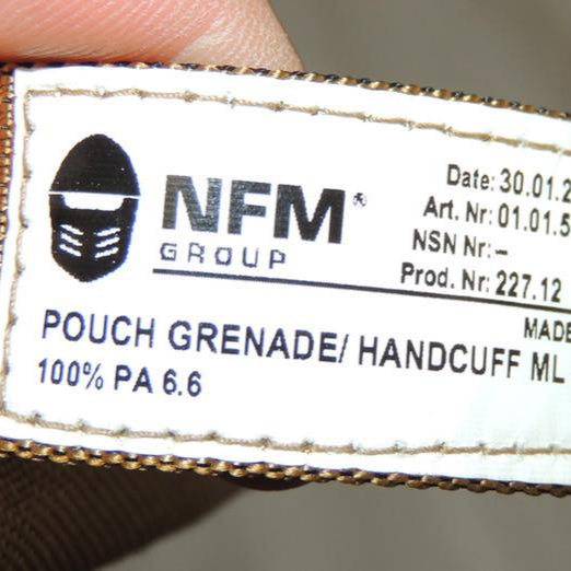 NFM Coyote Tan Cordura Handcuff Pouch