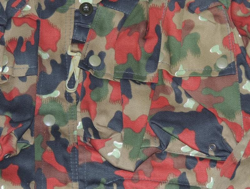 Swiss Army Parka Alpentarn Camouflage Retro Like New Gr 48