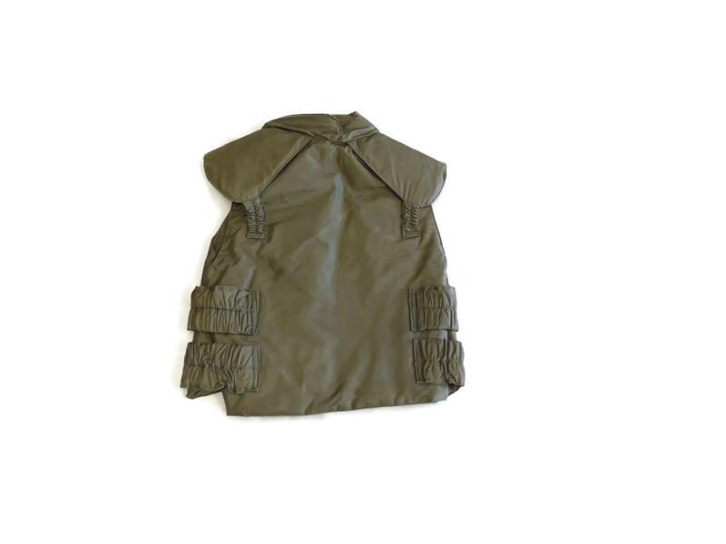 Italian Army Flak Vest 1990s Olive