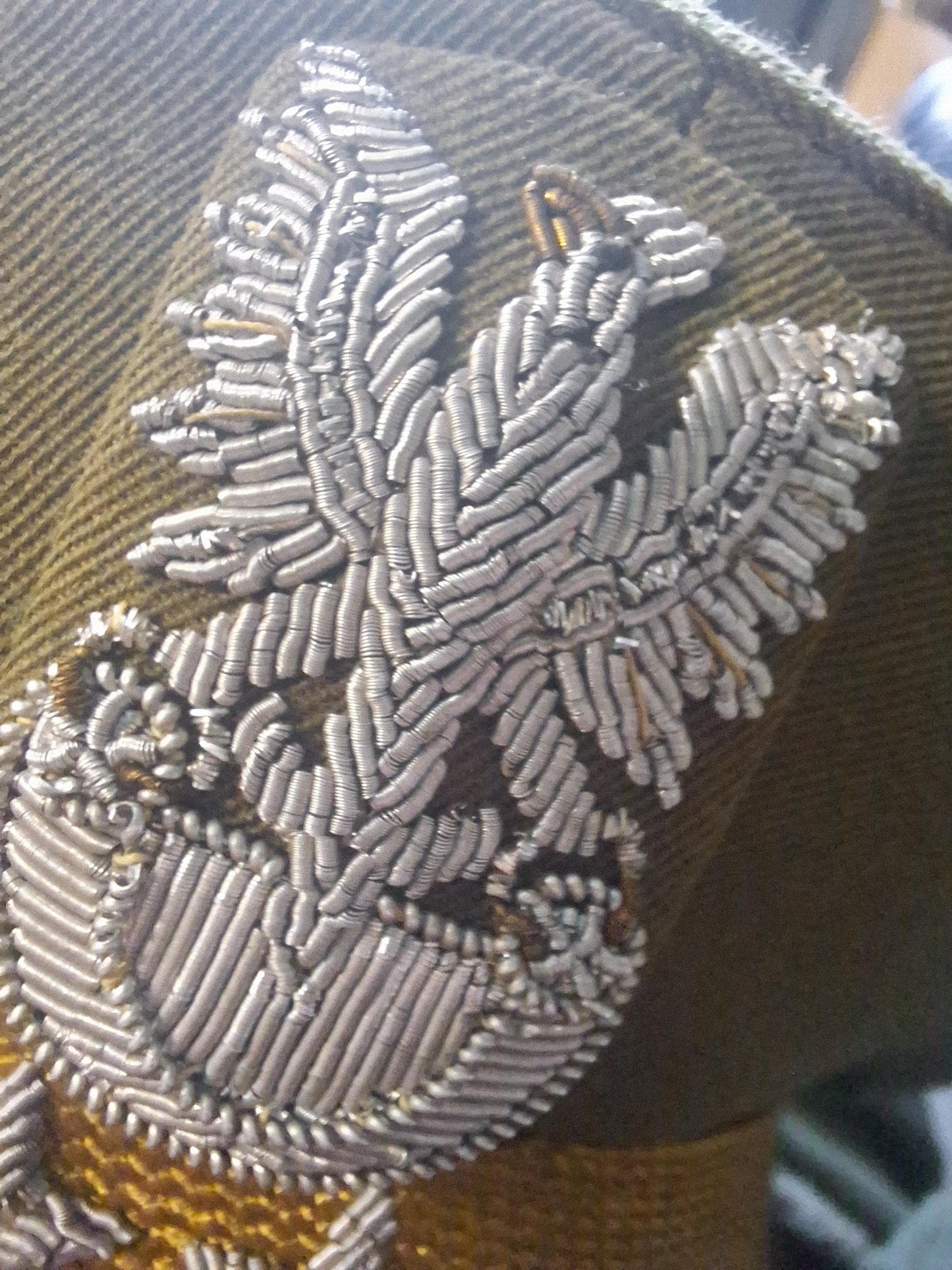 Garnisonsmütze eines Offiziers der polnischen Armee aus der kommunistischen Ära der 1970er Jahre