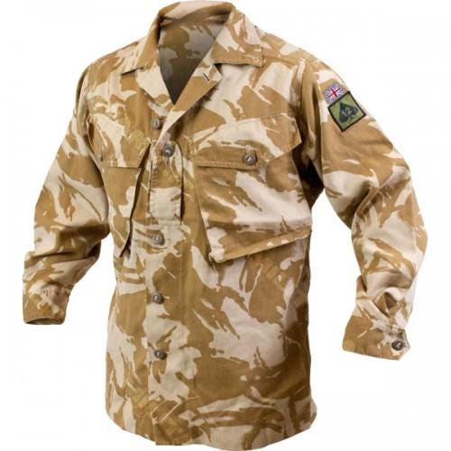 Neue DDPM Wüstenbluse, Original britisches Militär