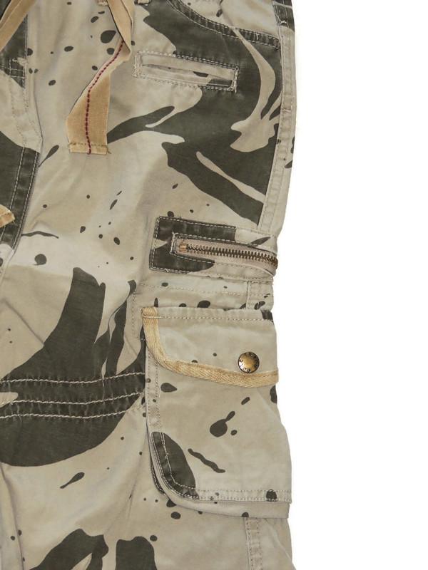 Langer Baumwollrock, Camouflage-Muster mit Flaschenöffner