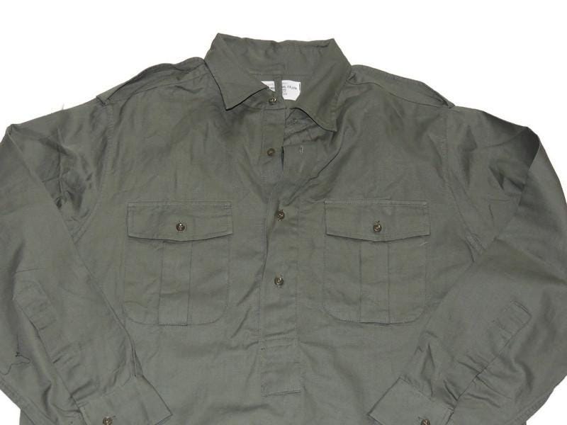 Shui Lung Industrial Field Shirt in Sage Green XL 1980s