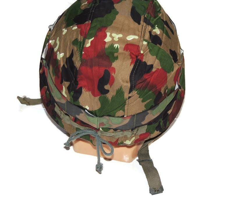 Swiss Alpentarn helmet cover, original from the 1980s.