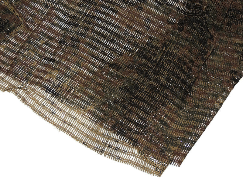 Duży szal snajperski z siatki, w kamuflażu Flecktarn khaki