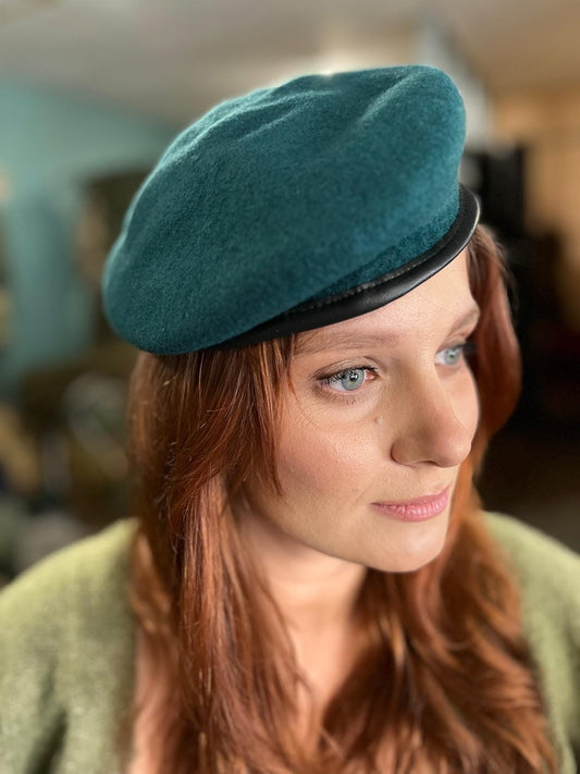 Smaragdgrüne Baskenmütze der französischen Armee, neue Größe 59