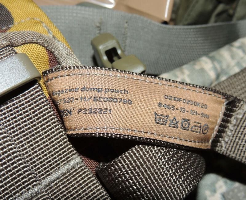Original M90 magazine drop pouch in Belgian Jigsaw camouflage