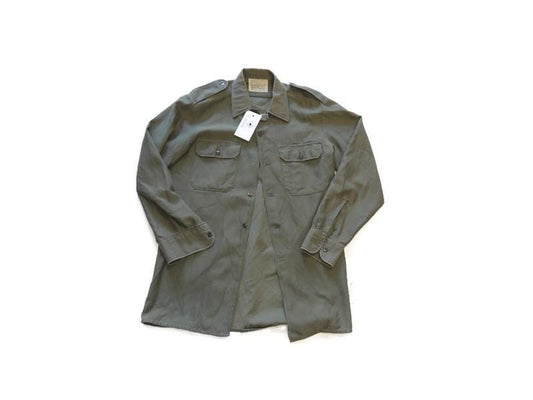 Oryginalna niemiecka koszula polowa OD Green Bundeswehr wydana GR2 lata 80.