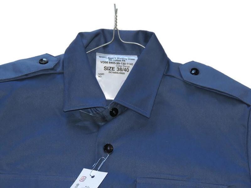 Koszula kolorze brytyjskiej Royal Navy w kolorze niebieskim rozmiar 38/40