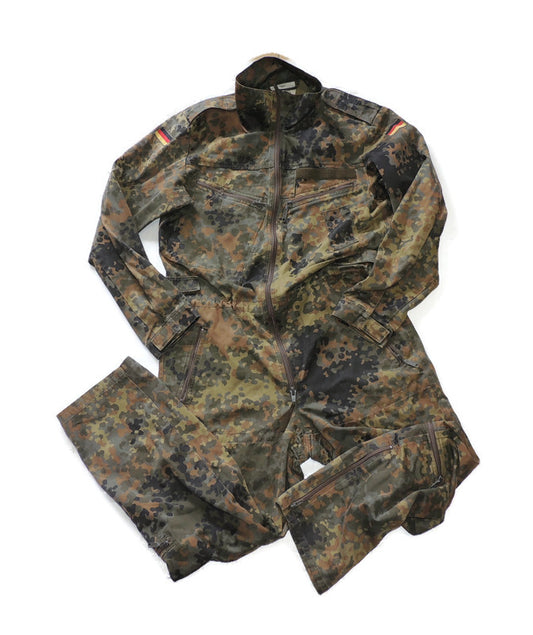 Kombinezon czołgisty wojskowy Bundeswehr w kamuflażu Flecktarn Gr 7