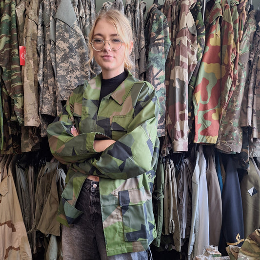 BDU shirt in Swedish M90 camouflage