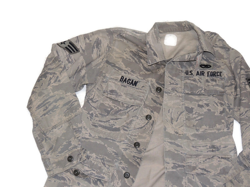 Oryginalna bluza mundurowa US Air Force ABU Digital Tiger Stripe rozmiar 44R