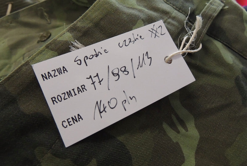 Spodnie Wojskowe Czeskie woodland vz 95 rozmiar 50-2 Oryginalne #2