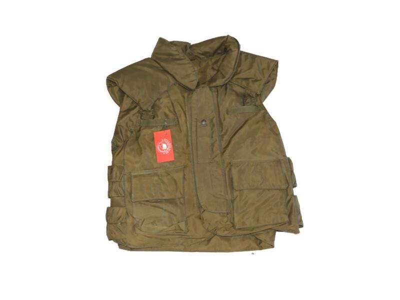 Italian Army Flak Vest 1990s Olive