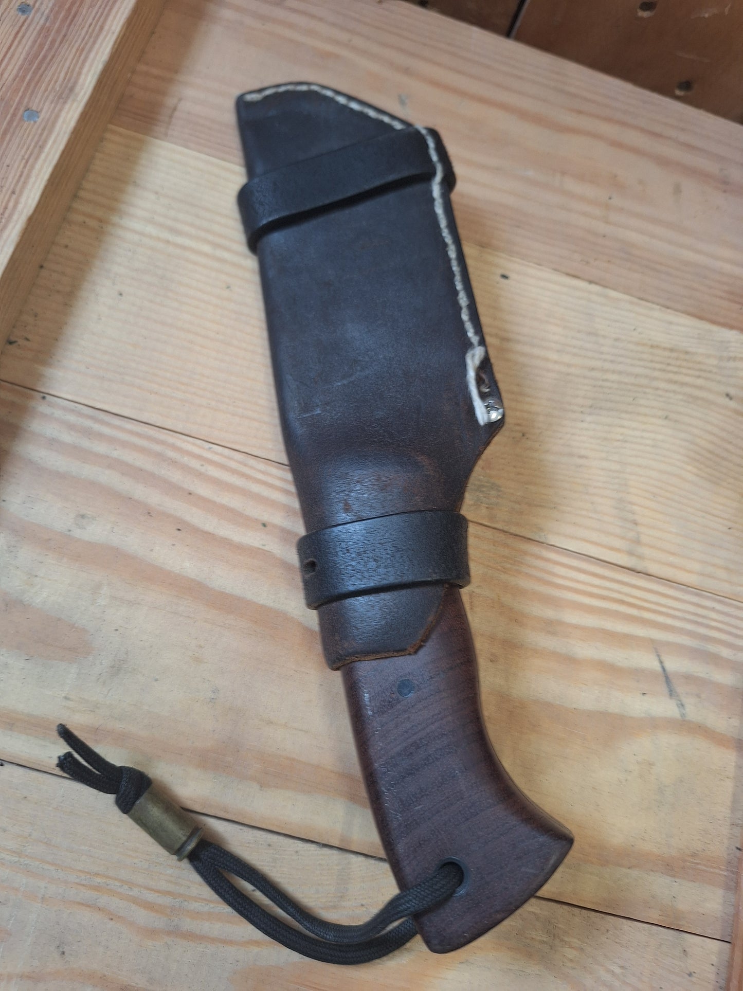 Hand Made Survival Knife with Full Tang Leather Sheath