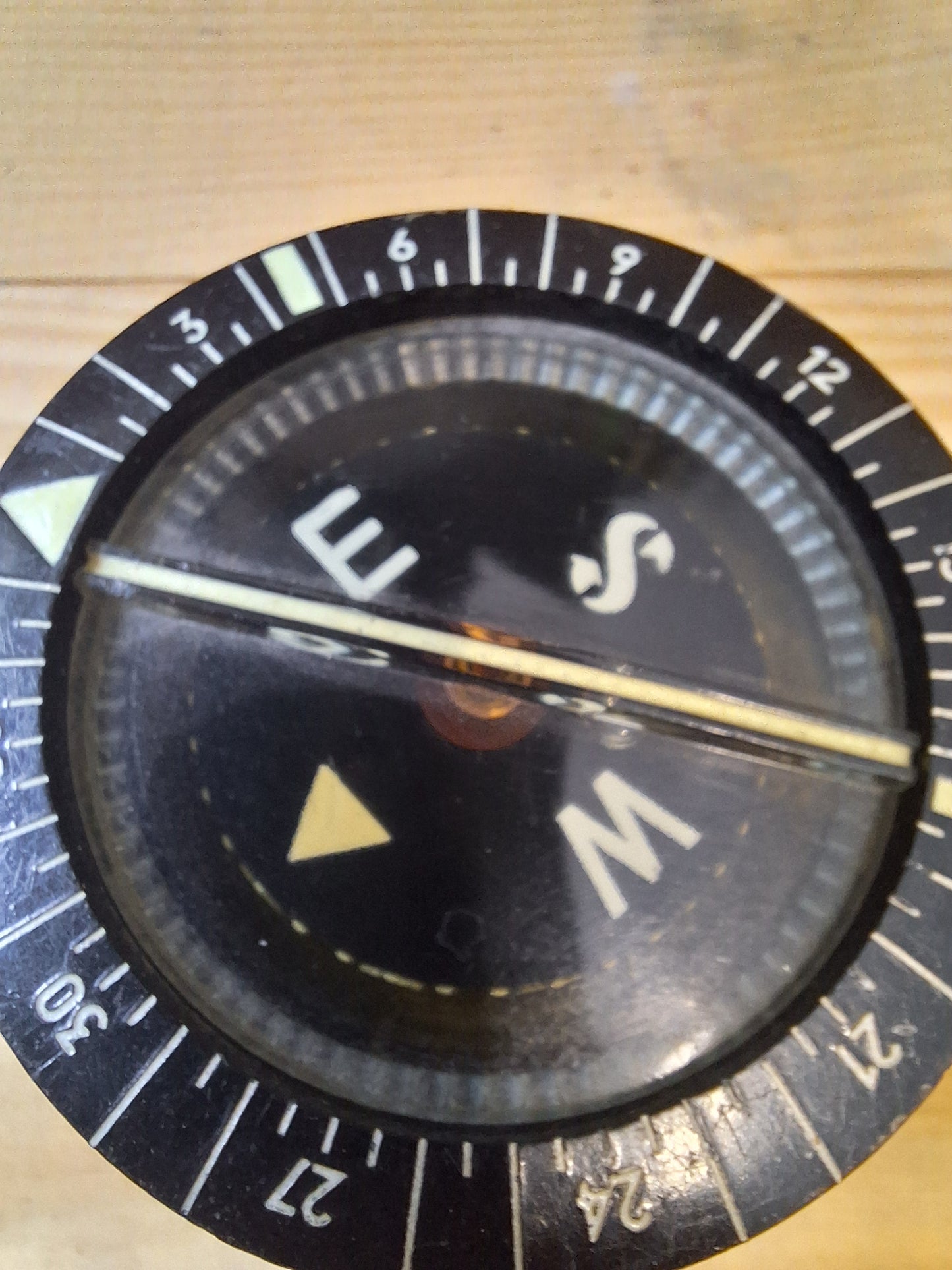 Kompas nadgarstkowy dla nurka 1972 LS1 USA Sprawny