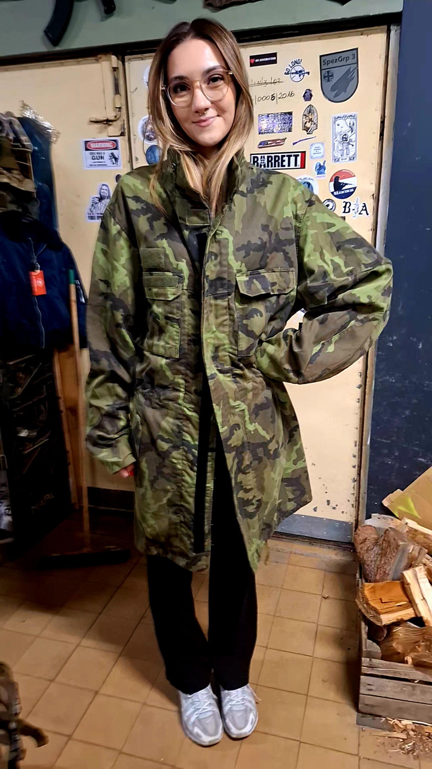 Wojskowa parka czeska w kamuflażu vz95 [L]