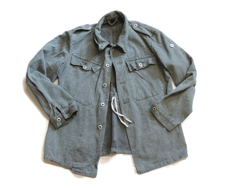 Szwajcarska Bluza Wojskowa Blau-Grau lata 50te rozmiar 50 HBT