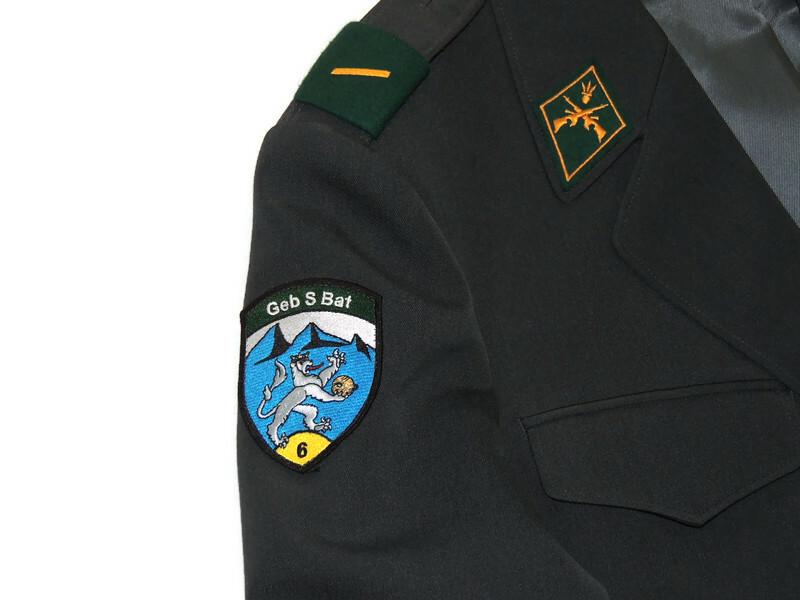 Swiss Army Garrison Blouse Steel Mountain Infantry 48N
