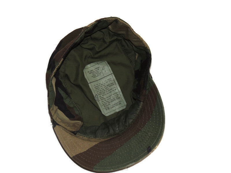 Czapka BDU Woodland 7 i 1/2 Oryginalna Combat Cap USA