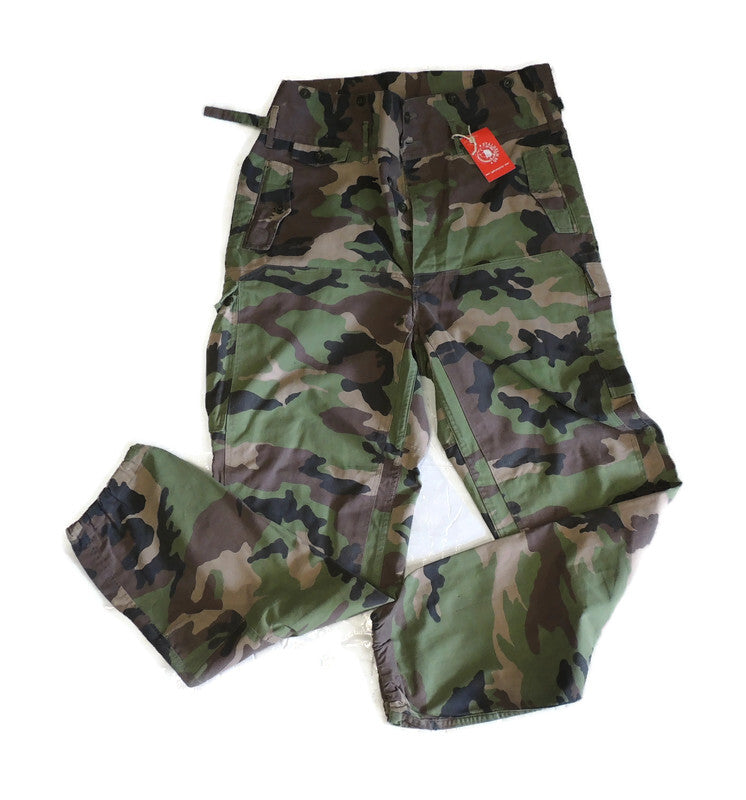 Spodnie Wojskowe Słowacja woodland vz 97 Oryginalne 104 pas #L
