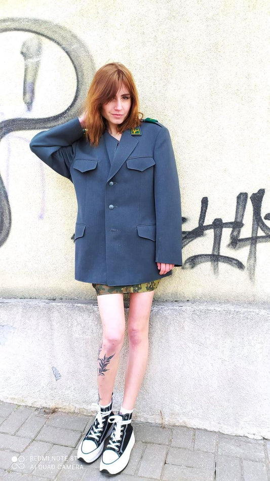 Swiss Army Garrison Blouse Steel Mountain Infantry 48N