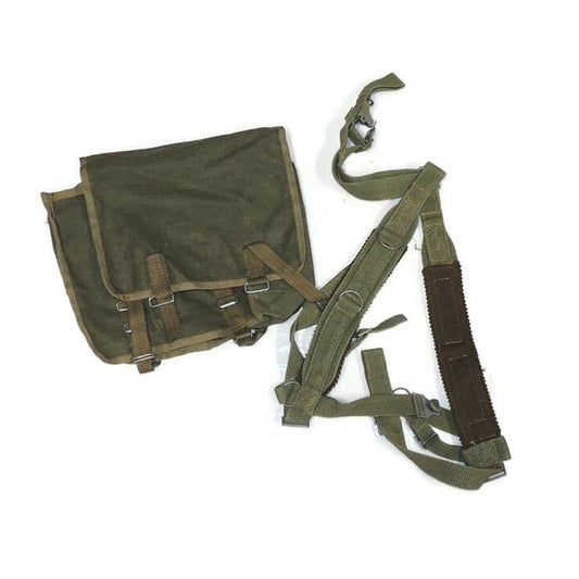 Polish Y-belt and bread bag set from the 80s. Communist era