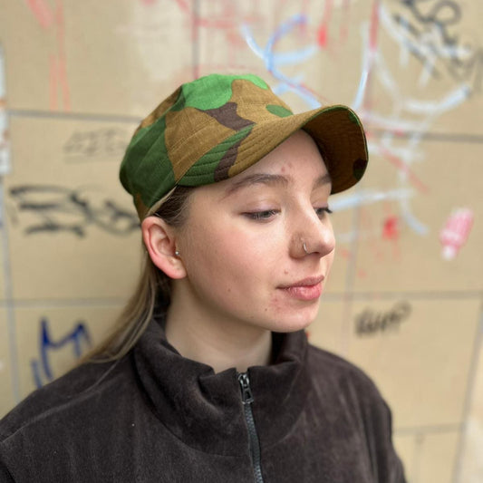 Dutch Army Patrol Cap in Rare Camouflage, Size 55
