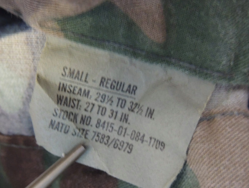 Spodnie BDU US Army Woodland Twill rozmiar Small Regular