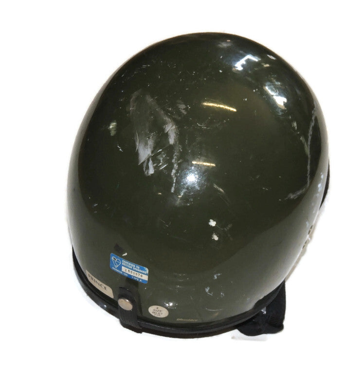 Kask motocyklowy wojskowy brytyjski rozmiar M Olive