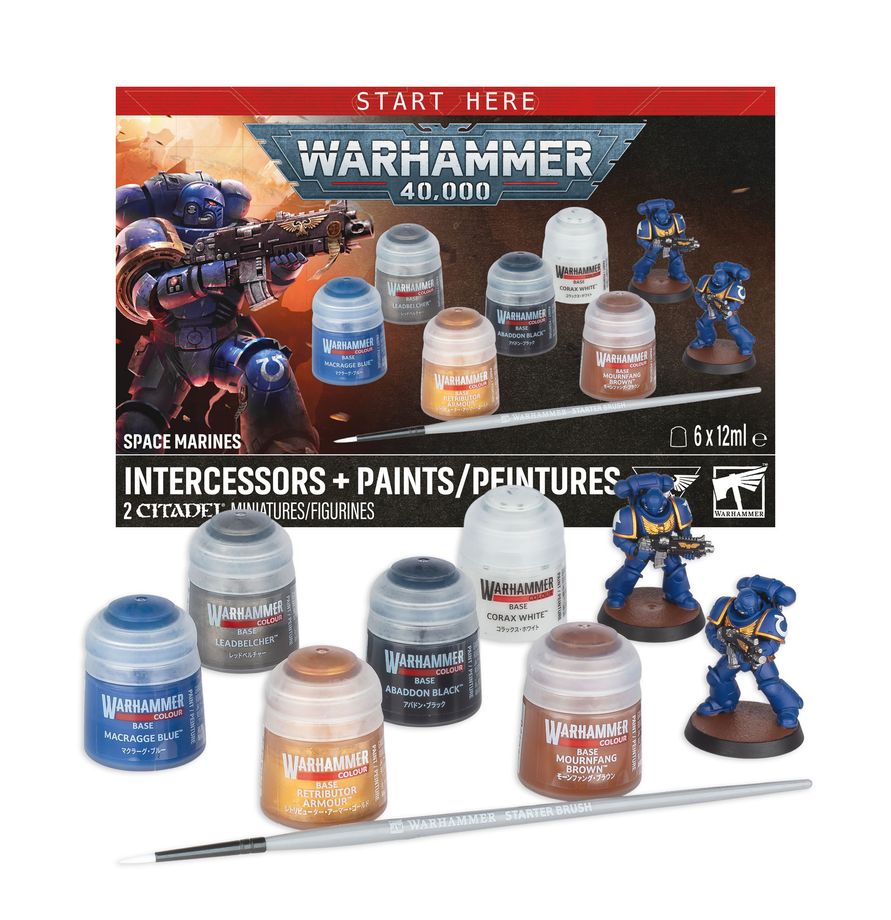 Space Marines: Intercessors + Paints 2026