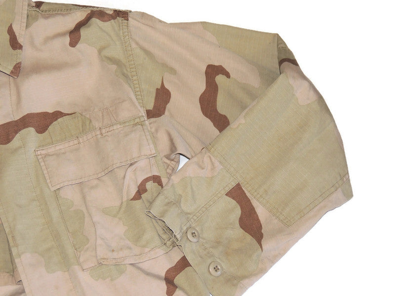 Bluza DCU US Army 3 color Desert Xsmall-Regular Z flagą 100% Cotton