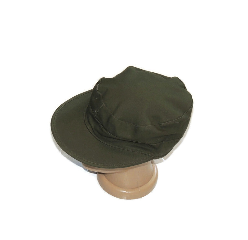 US Army Korea M-43 Cap Field Cotton OD With Visor 7