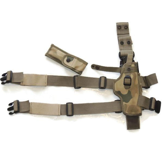 Polish holster wz93 Panther desert version with a thigh panel