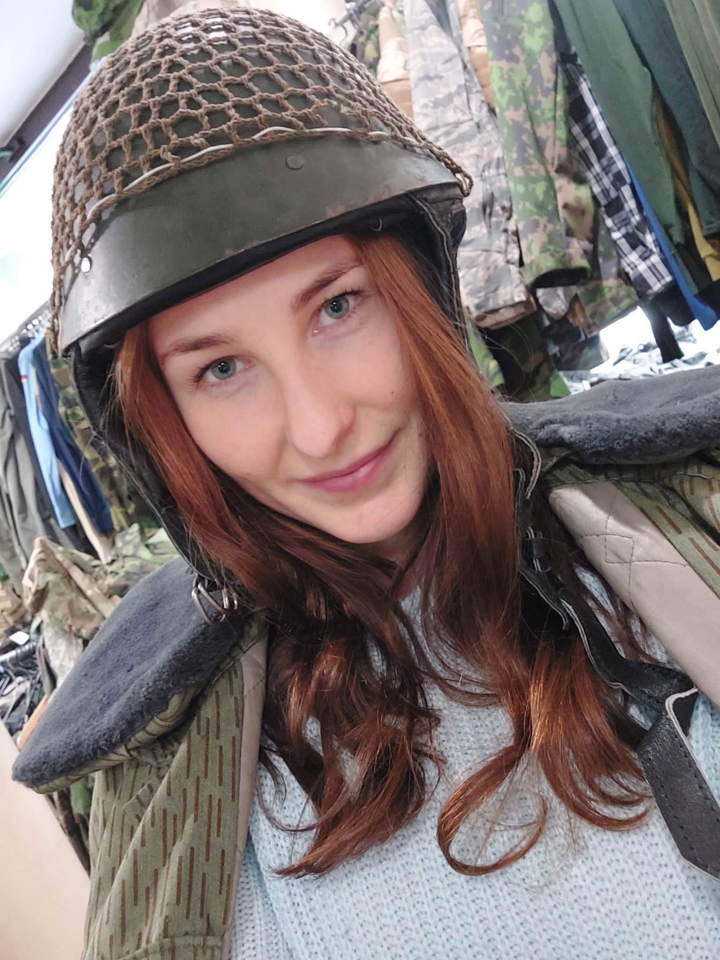 Romanian Cold War communist paratrooper helmet.