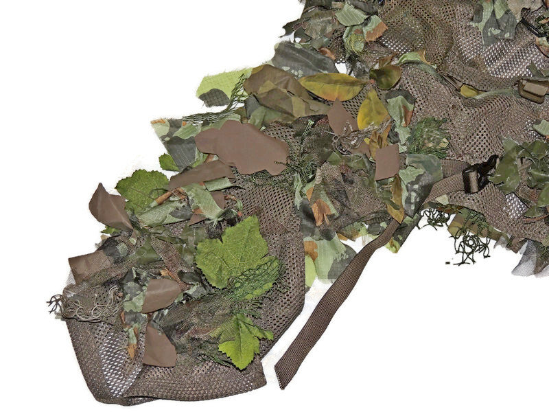 Ghillie Viper Hood na siatce konstrukcyjnej strzelec wyborowy liście LAS