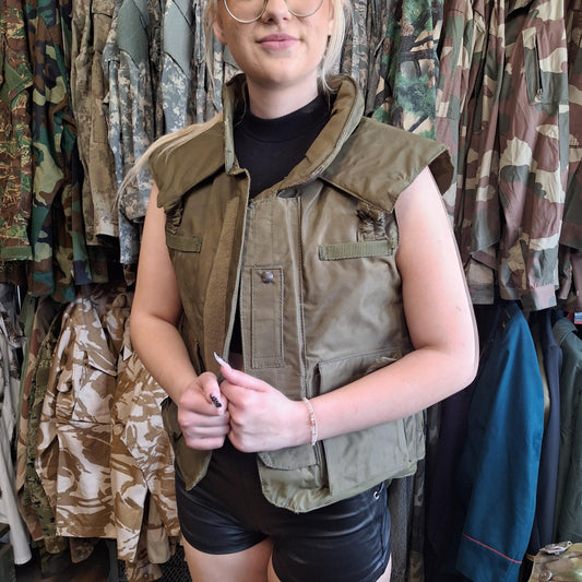 Italian Army Flak Vest 1990s Olive