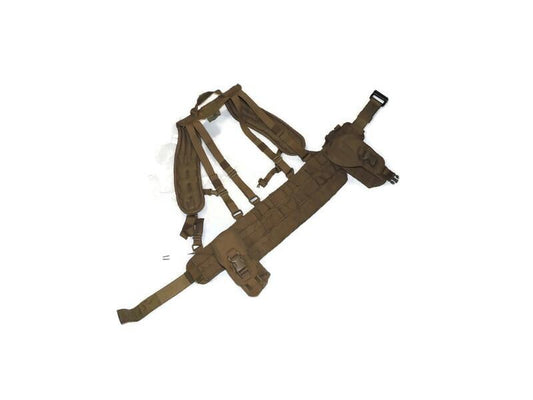TYR Suspenders, Main Belt and Pouches - Coyote Brown Set