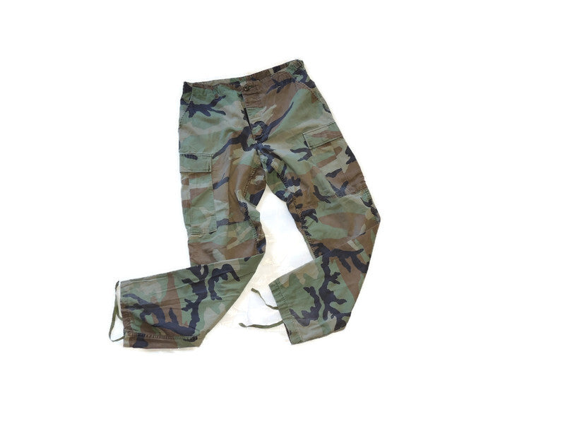 Spodnie BDU US Army Woodland Twill rozmiar MEDIUM REGULAR