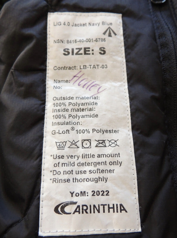 Kurtka Carinthia LIG 4.0 Jacket Navy Blue S Kontrakt