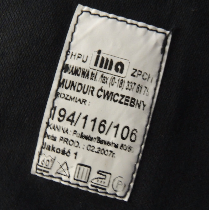 Bluza policyjna polowa czarna 194/116 Mundur Ćwiczebny Stary Wzór