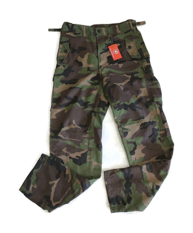 Spodnie Wojskowe Słowacja woodland vz 97 Oryginalne 90 pas #21A