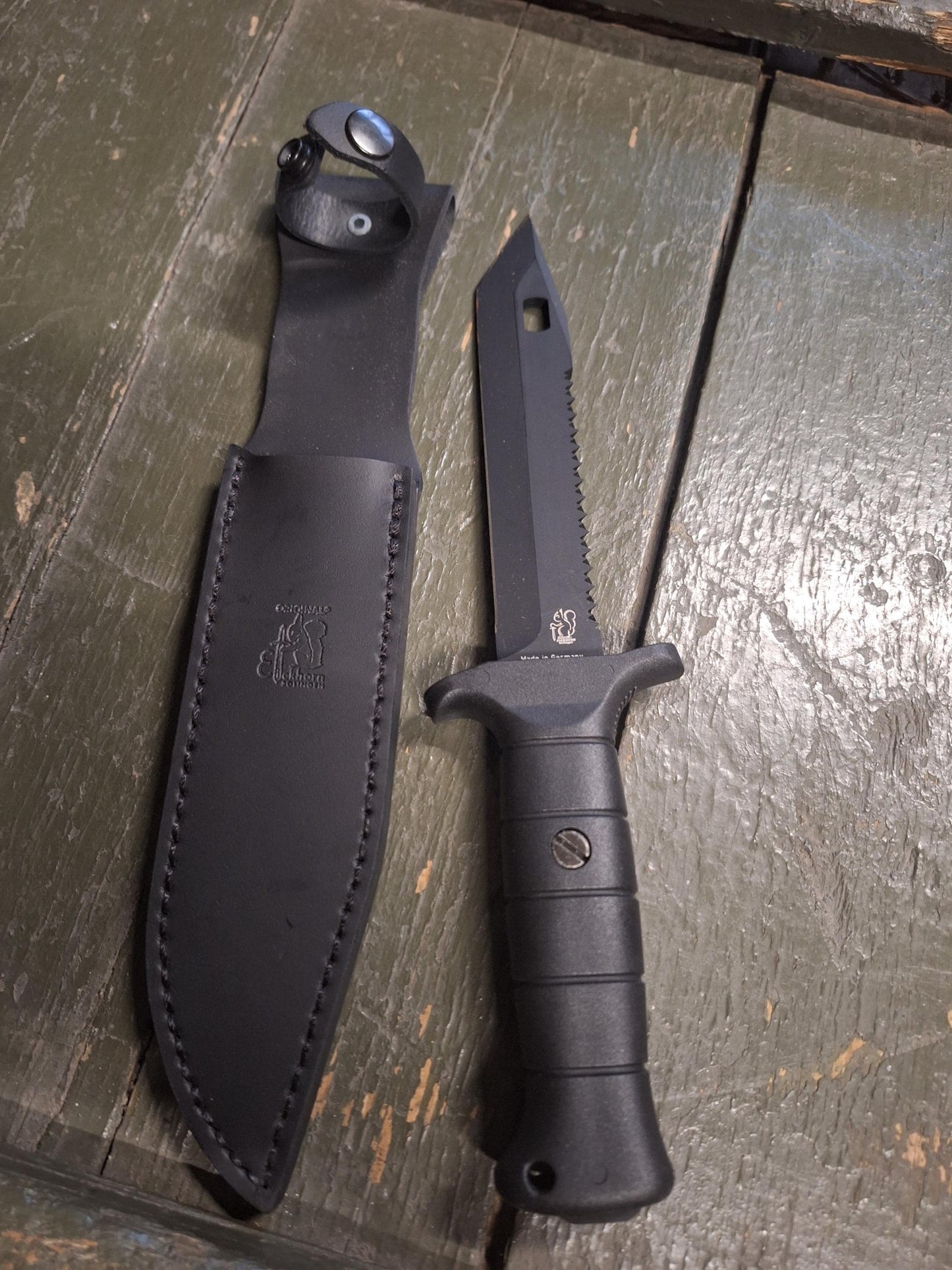 Original German tactical knife Bundeswehr Eickhorn Solingen km 4000 KSK EGB
