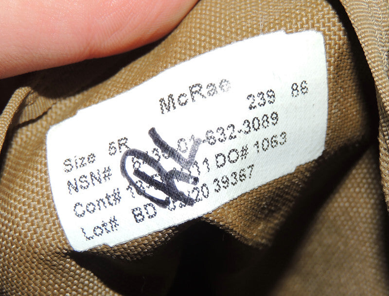 Amerikanische Militärstiefel McRea 5R Original US Army Wüstentarnung