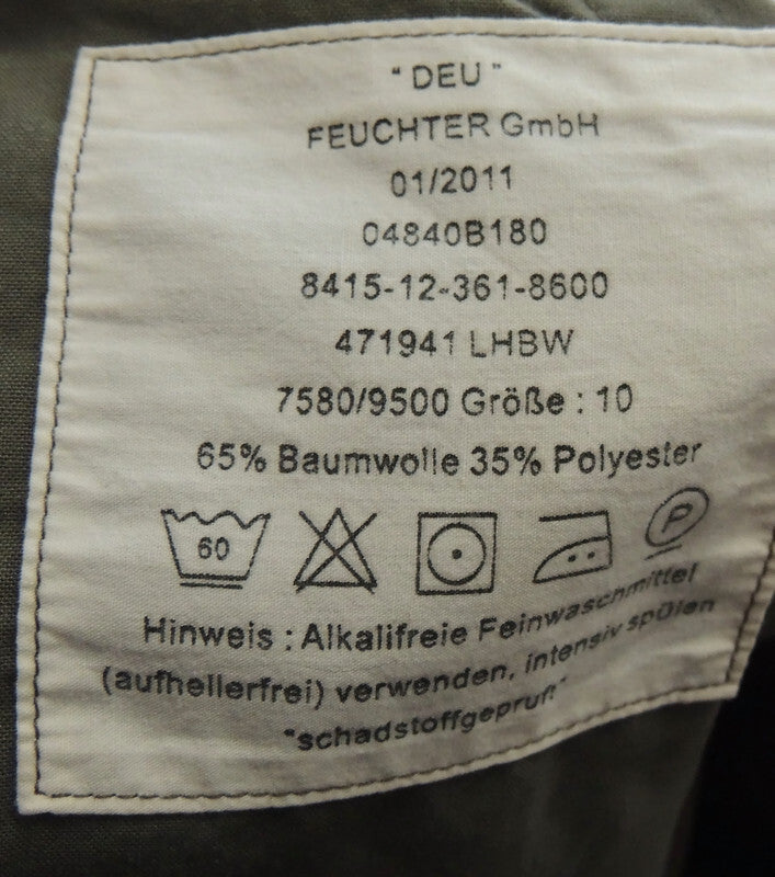Spodnie niemieckie BW Flecktarn Bundeswehr 5 Farben Gr 10